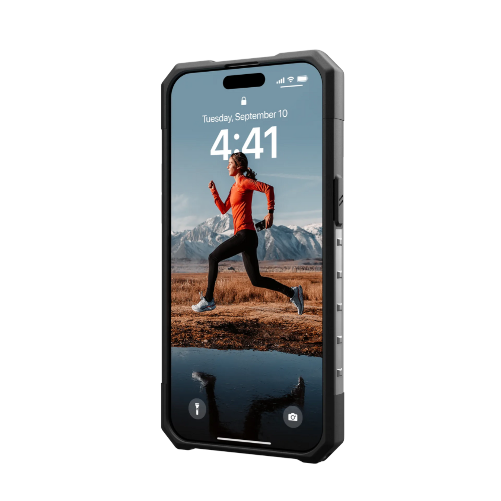 Чехол UAG Plasma для iPhone 15 Pro, тонированный (Ash) в Москве - по низким  ценам в интернет-магазине www.AppleProStore.ru