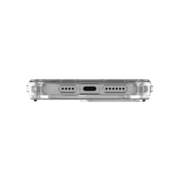 Чехол UAG Plyo для iPhone 15 Pro с MagSafe, прозрачный/серебро (Ice/Silver)