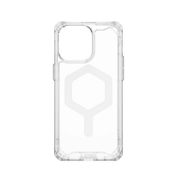 Чехол UAG Plyo для iPhone 15 Pro с MagSafe, прозрачный/белый (Ice/White)