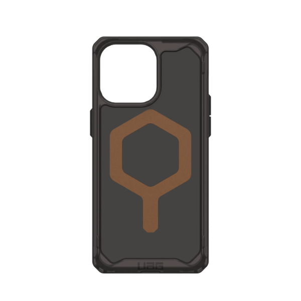 Чехол UAG Plyo для iPhone 15 Pro с MagSafe, черный/бронза (Black/Bronze)