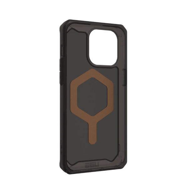 Чехол UAG Plyo для iPhone 15 Pro с MagSafe, черный/бронза (Black/Bronze)