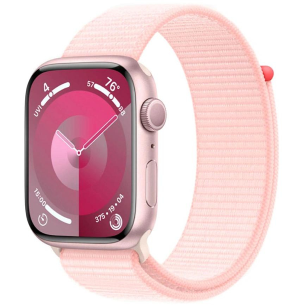 Apple Watch Series 9 45mm Pink Aluminum Case with (1)