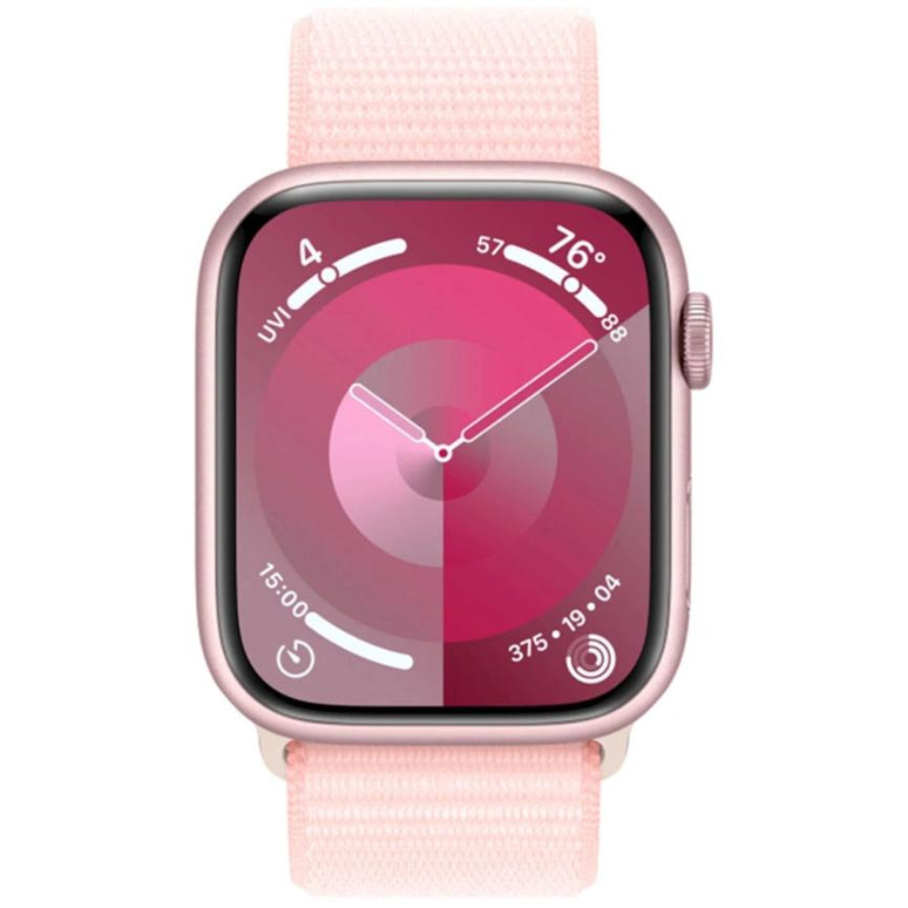 Apple Watch Series 9 45mm Pink Aluminum Case with (2)