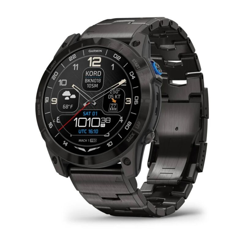 Купить Часы Garmin D2 Mach 1 Pro Titanium Aviator 010-02804-81 в Москве -  по низким ценам в интернет-магазине www.AppleProStore.ru